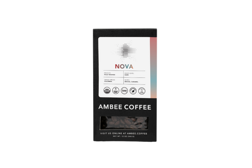 Nova Organic Colombian Dark Roast Whole Bean Coffee Ambee Coffee Co.